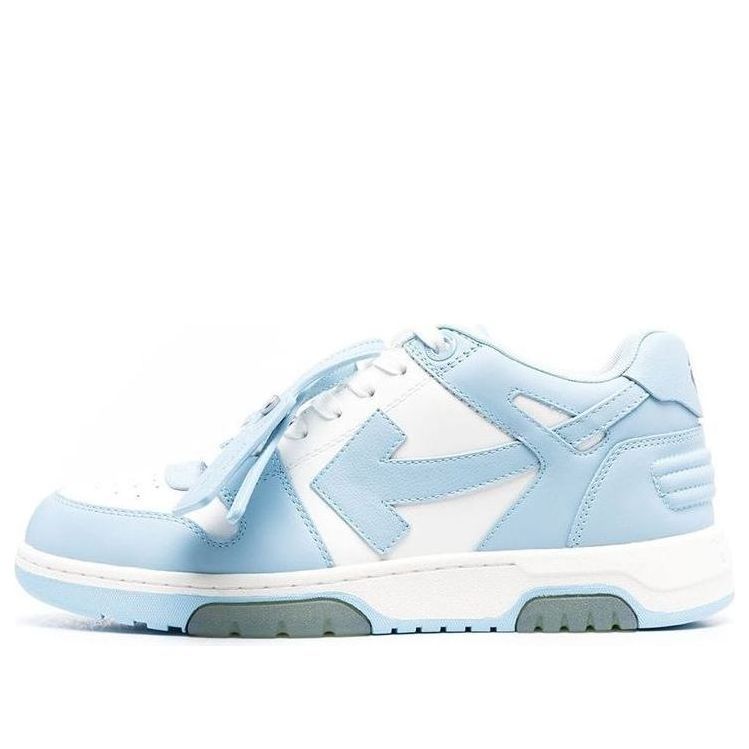 Off-White Out Of Office Low-Top Sneakers 'Blue White' OMIA189C99LEA0044001 sold by KicksCrew