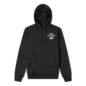 New Balance Essentials Reimagined French Terry Hoodie 'Black' MT31514-BK sold by KicksCrew