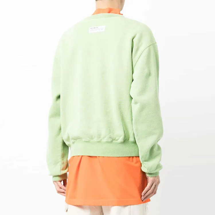 HERON PRESTON CTNMB Sport Crewneck Sweatshirt 'Green White' HMBA016F21JER0065501 sold by KicksCrew product image thumbnail 3