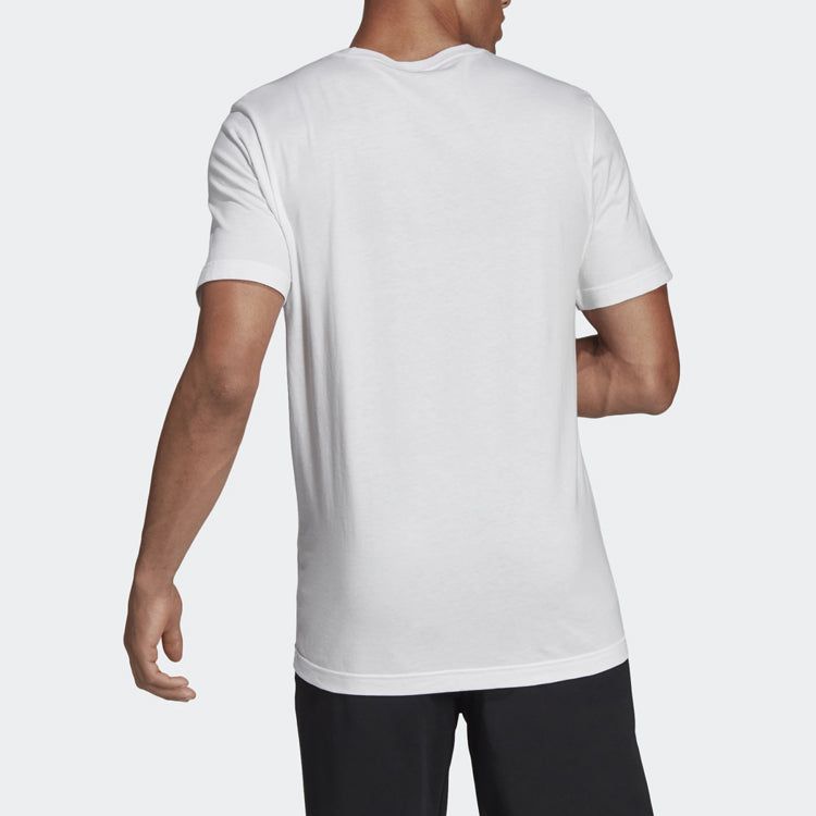 adidas M Lyrprnt Lg T Training Sports White / Black FM6089 sold by KicksCrew product image thumbnail 5