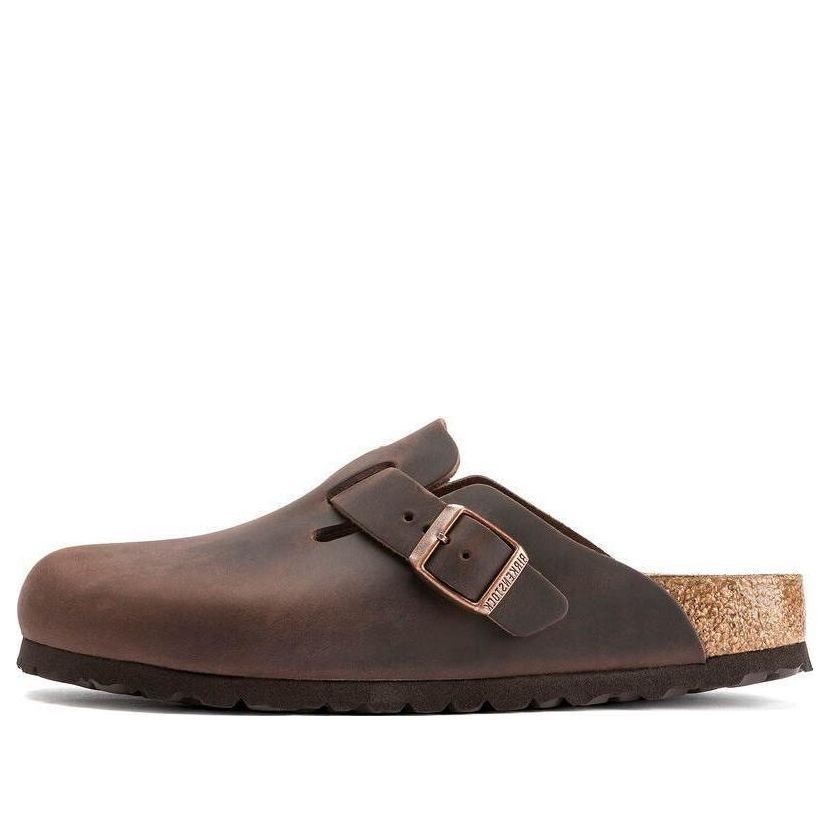 Birkenstock Boston Narrow 'Oiled Leather Habanna' 0860133 sold by KicksCrew