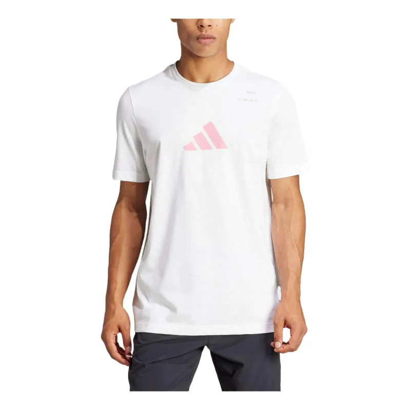 adidas Aeroready Padel Category Graphic T-shirt Asia Sizing 'White' IS5212 sold by KicksCrew