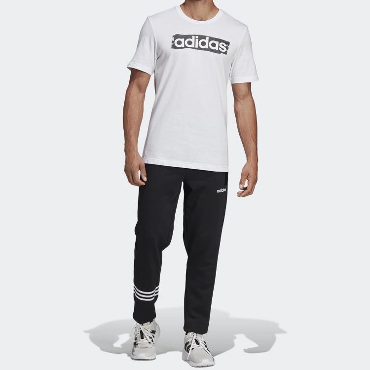 adidas M Lyrprnt Lg T Training Sports White / Black FM6089 sold by KicksCrew product image thumbnail 7