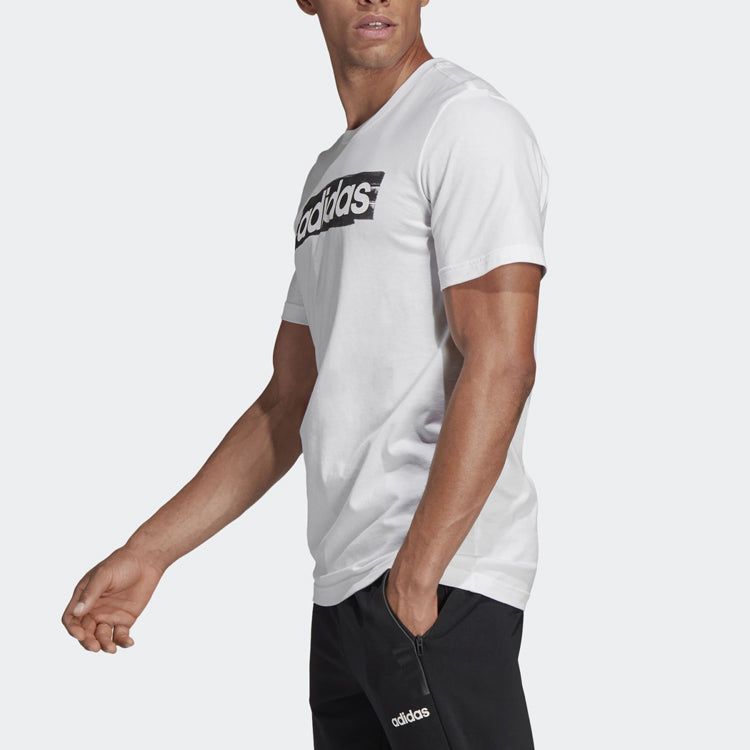 adidas M Lyrprnt Lg T Training Sports White / Black FM6089 sold by KicksCrew product image thumbnail 4