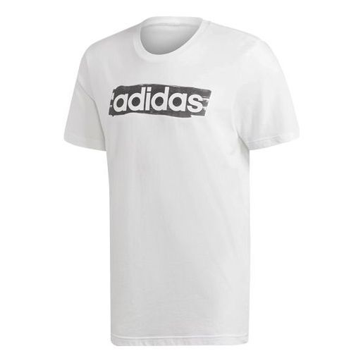 adidas M Lyrprnt Lg T Training Sports White / Black FM6089 sold by KicksCrew