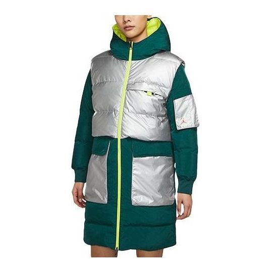 (WMNS) Air Jordan Winter Utility Jacket 'Green' CV2561-300 sold by KicksCrew