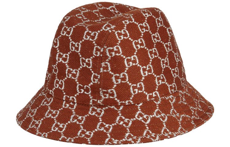 Gucci GG Lamé Bucket Hat 'Brown Silver' 631951-3HK74-2500 sold by KicksCrew product image thumbnail 2