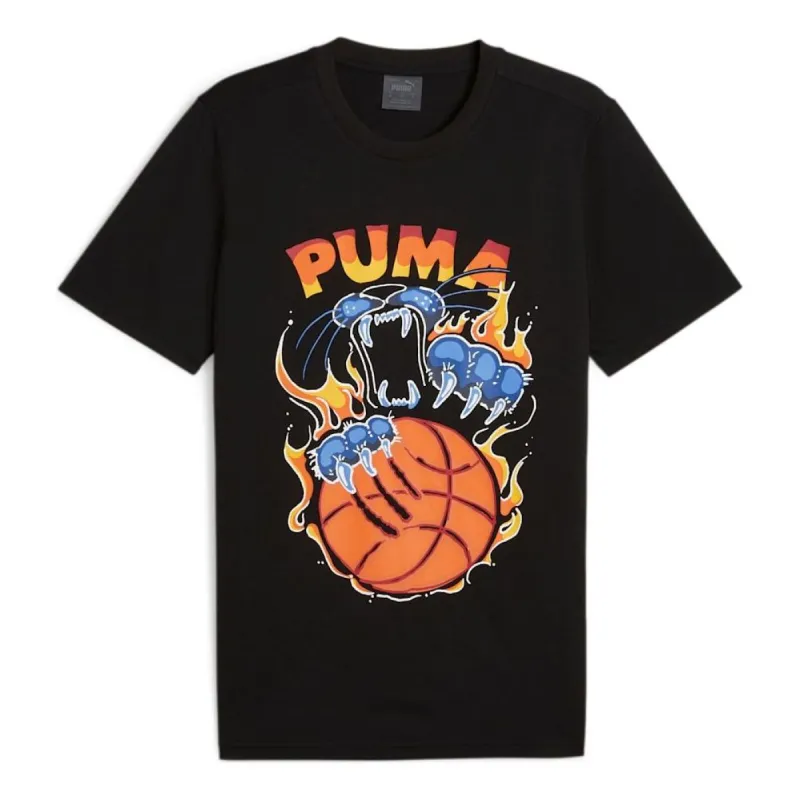 PUMA TSA Basketball T-shirt 'Black' 624825-01 sold by KicksCrew