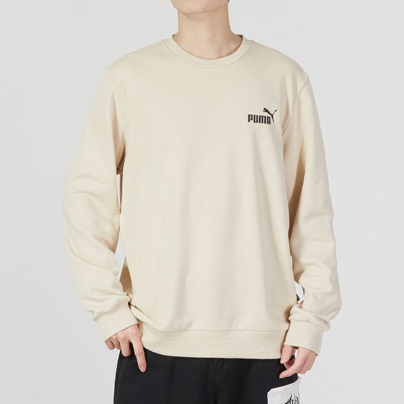 Puma Ess Small Logo Crew Logo Sweater 'Beige' 621562-85 sold by KicksCrew product image thumbnail 3