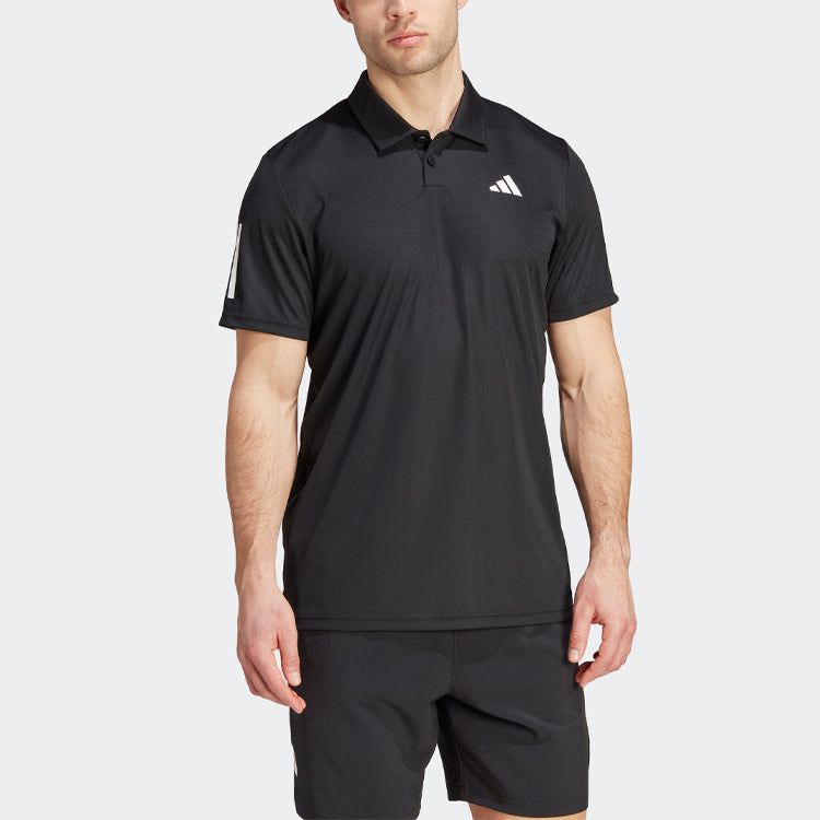 adidas Club 3-Stripes Polo Shirt 'Black' IS2294 sold by KicksCrew product image thumbnail 4