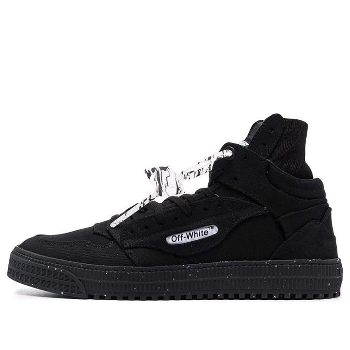 Off-White 3.0 Off Court High Eco Canvas Sneaker 'Black White' OMIA065F21FAB0011010 sold by KicksCrew