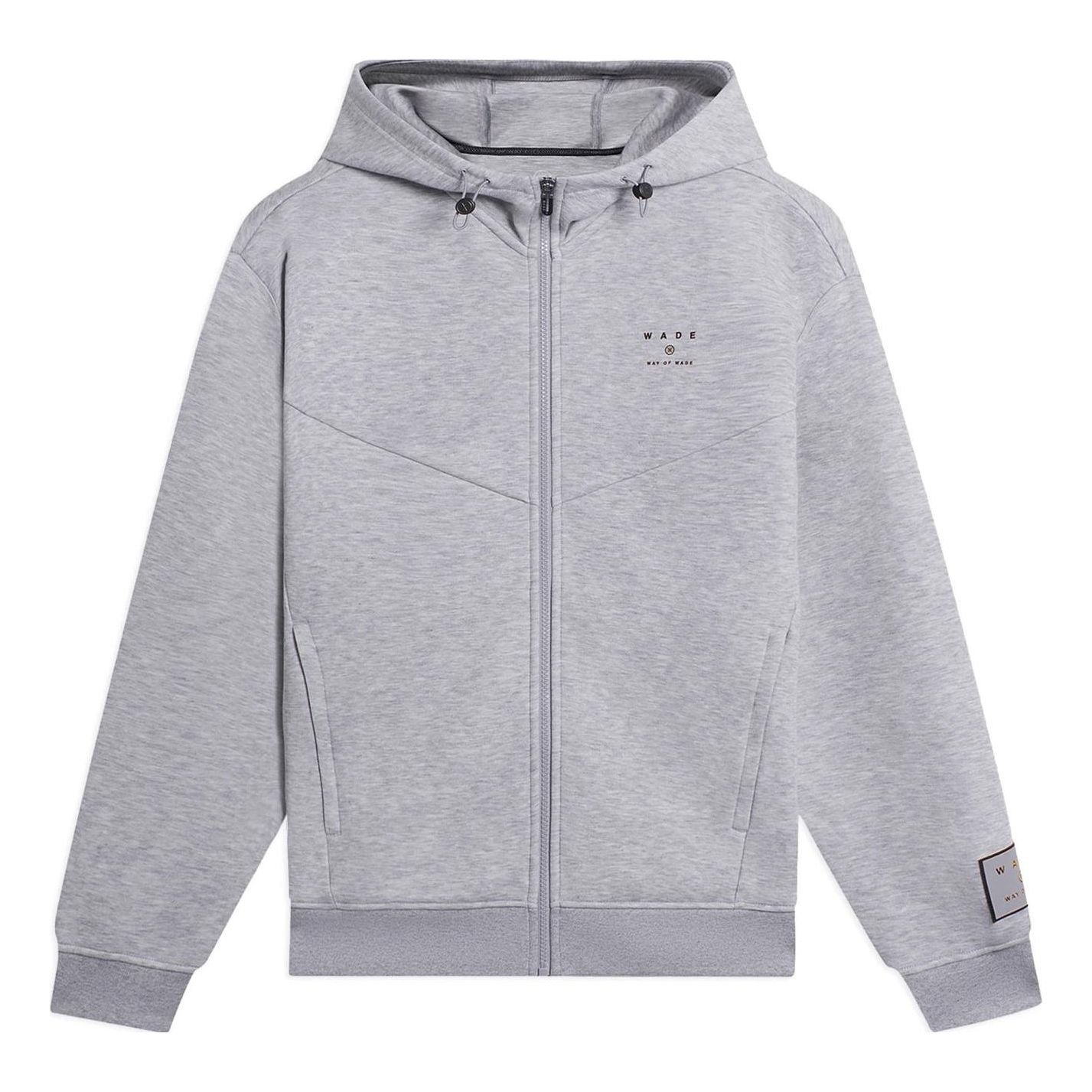 Li-Ning Way Of Wade Graphic Hooded Jacket 'Grey' AWDSC43-2 sold by KicksCrew