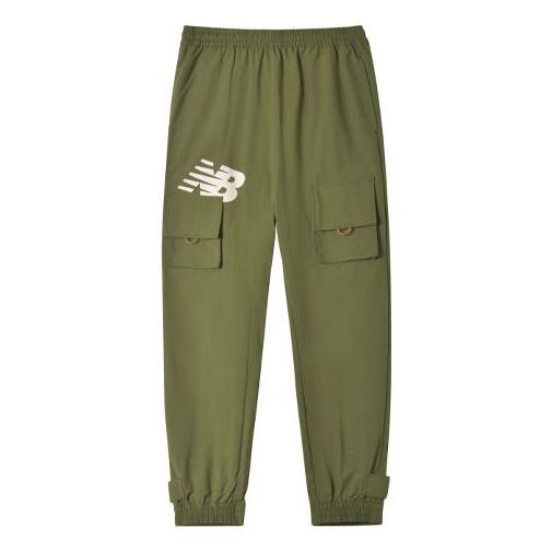 New Balance Streetwear Cargo Pants 'Olive Green' AMP12350-OV sold by KicksCrew