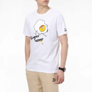 Puma Club Graphic T-Shirt 'White' 533197-02 sold by KicksCrew