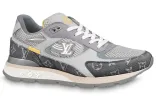 LOUIS VUITTON Run Away Sneakers 'Grey Yellow' 1ABFBR sold by KicksCrew