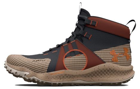 Under Armour Charged Maven Trek Trail Shoes 'Black Tan Red' 3026370--001 sold by KicksCrew