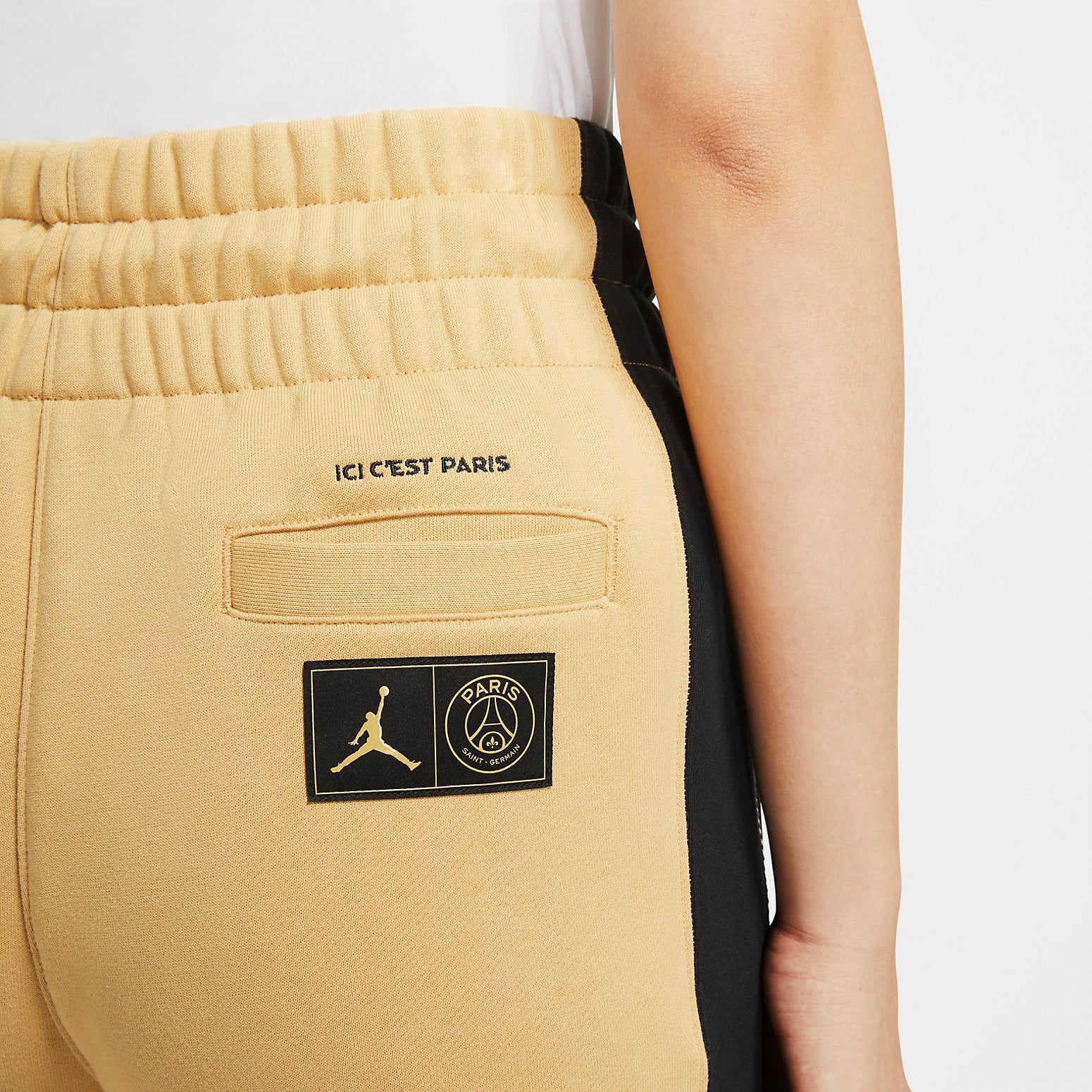 (WMNS) Air Jordan x Paris Saint-Germain Fleece Pants 'Palomino' CU5303-723 sold by KicksCrew product image thumbnail 4