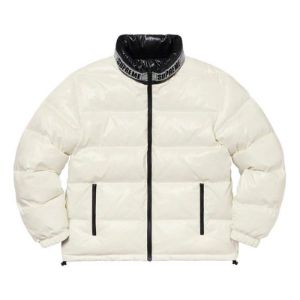 Supreme Shiny Reversible Puffy Jacket 'White Black' SUP-SS20-163 sold by KicksCrew