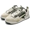 (WMNS) FILA FUSION Nollie Sneakers 'Beige Black White' T12W332301FWB sold by KicksCrew