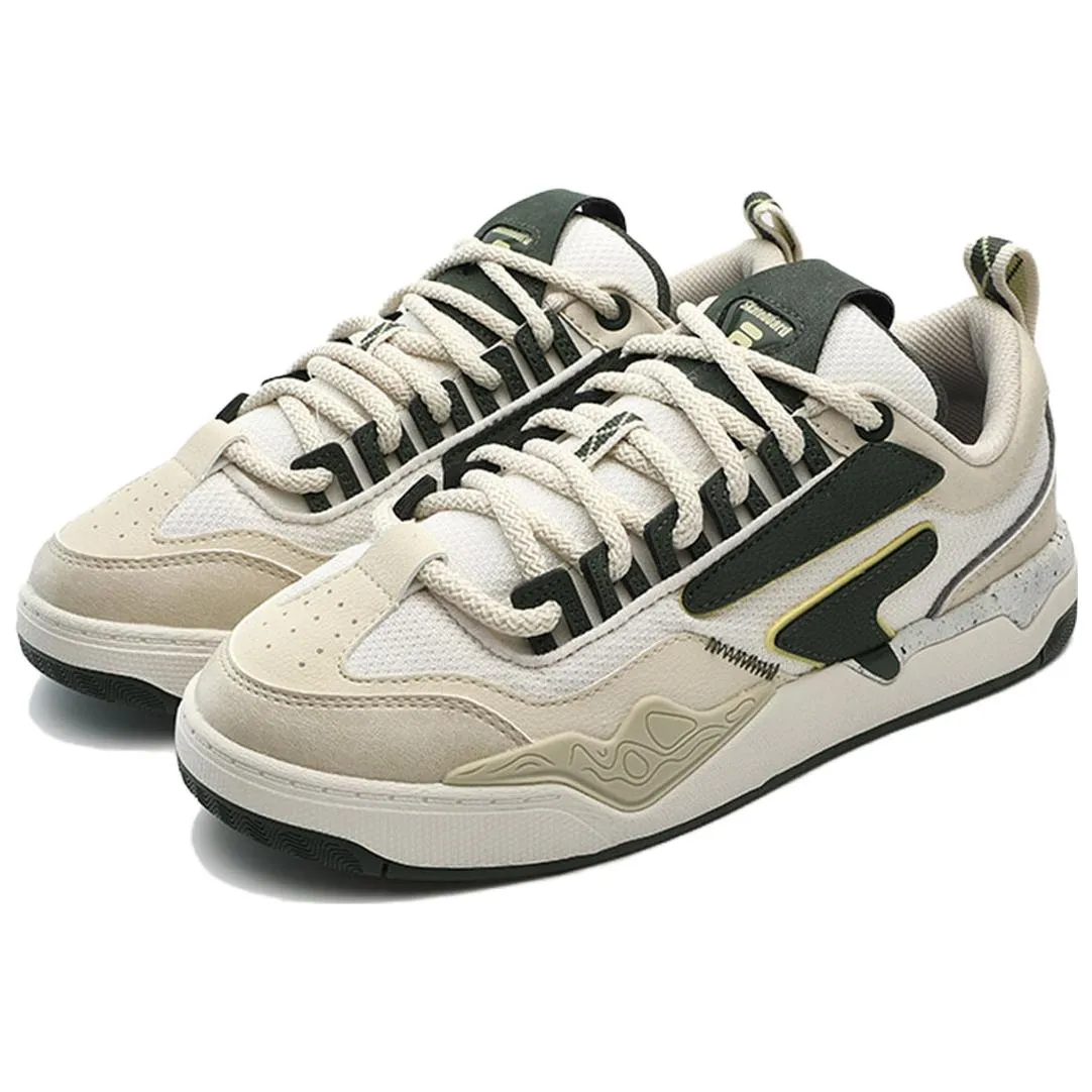 (WMNS) FILA FUSION Nollie Sneakers 'Beige Black White' T12W332301FWB sold by KicksCrew product image thumbnail 2
