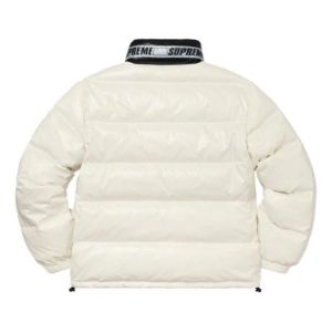 Supreme Shiny Reversible Puffy Jacket 'White Black' SUP-SS20-163 sold by KicksCrew