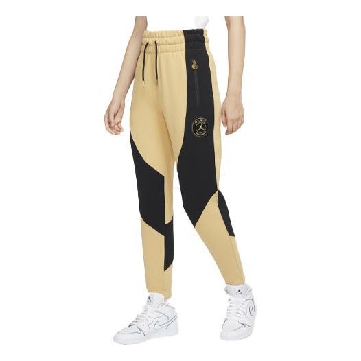(WMNS) Air Jordan x Paris Saint-Germain Fleece Pants 'Palomino' CU5303-723 sold by KicksCrew