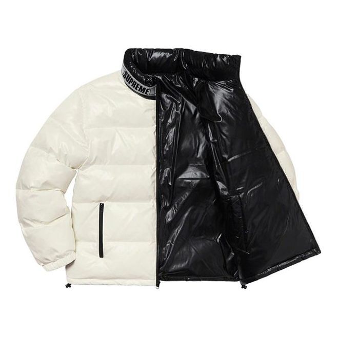 Supreme Shiny Reversible Puffy Jacket 'White Black' SUP-SS20-163 sold by KicksCrew product image thumbnail 4