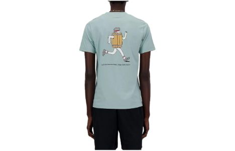 New Balance Sport Essentials Barrel Runner T-Shirt 'Blue' MT41596SAM sold by KicksCrew