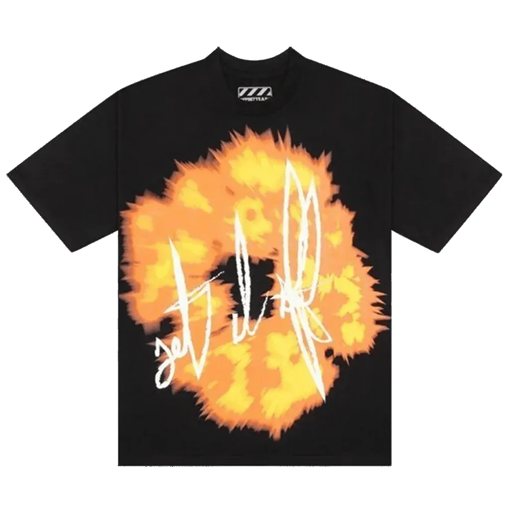 Denim Tears x Offset Set It Off #1 T-Shirt 'Black' BFSET-SS06-BLAC sold by KicksCrew