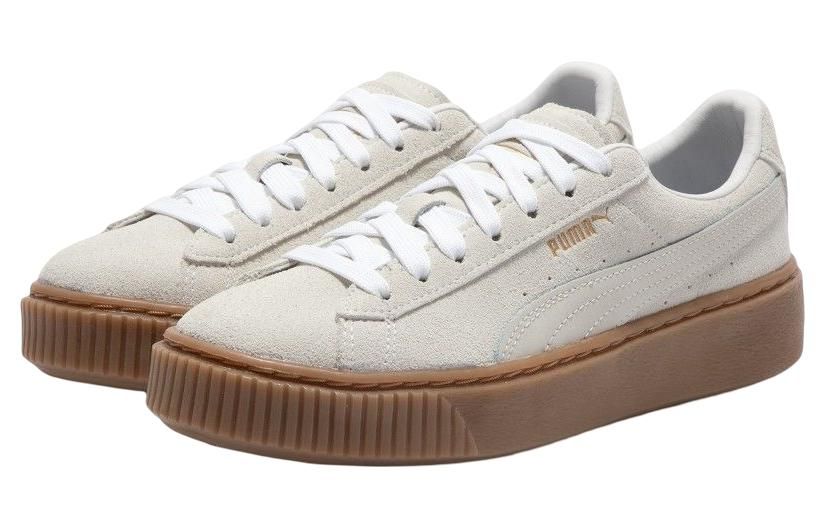 (WMNS) PUMA Suede Platform Core L 'Whisper White' 392135-01 sold by KicksCrew product image thumbnail 3
