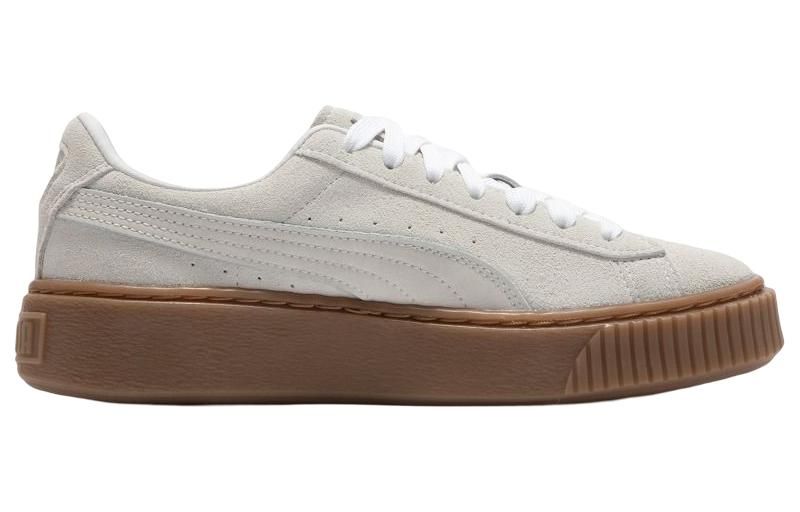 (WMNS) PUMA Suede Platform Core L 'Whisper White' 392135-01 sold by KicksCrew product image thumbnail 2