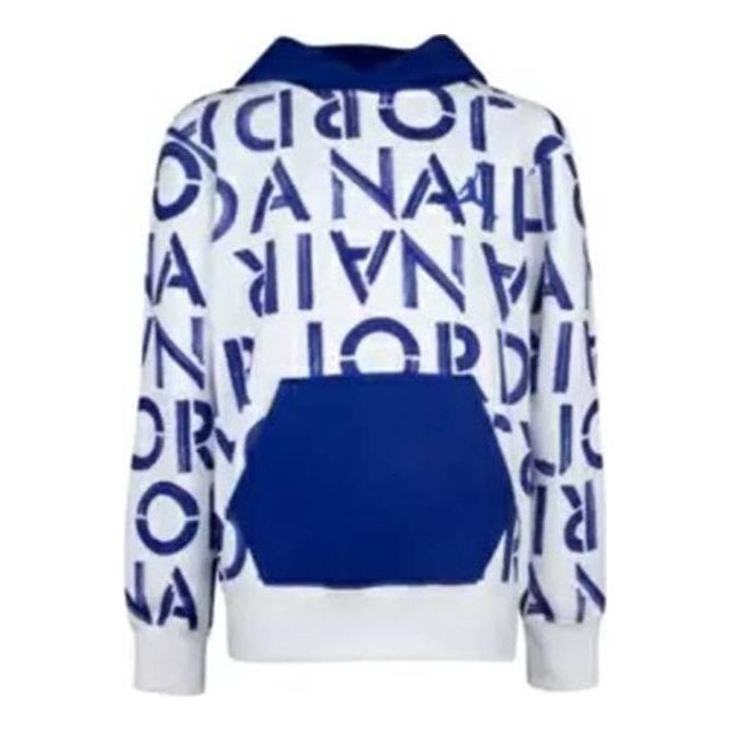 Air Jordan Logo Printed Active Hoodie 'Blue' 95A049-U6H sold by KicksCrew