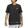 adidas Trae Prince Of Atlanta Signature T-Shirt 'Black' II7795 sold by KicksCrew