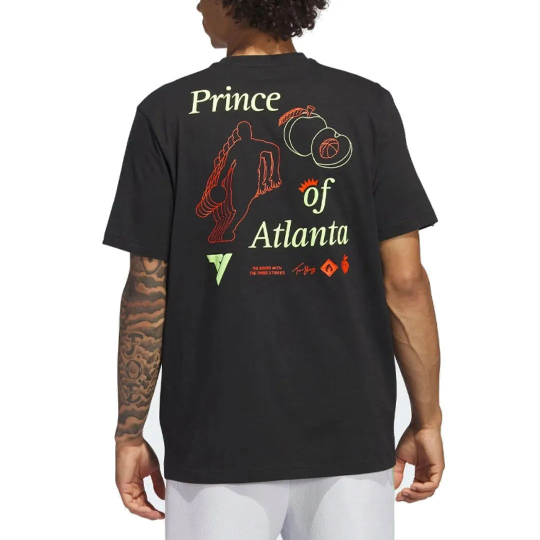 adidas Trae Prince Of Atlanta Signature T-Shirt 'Black' II7795 sold by KicksCrew product image thumbnail 2