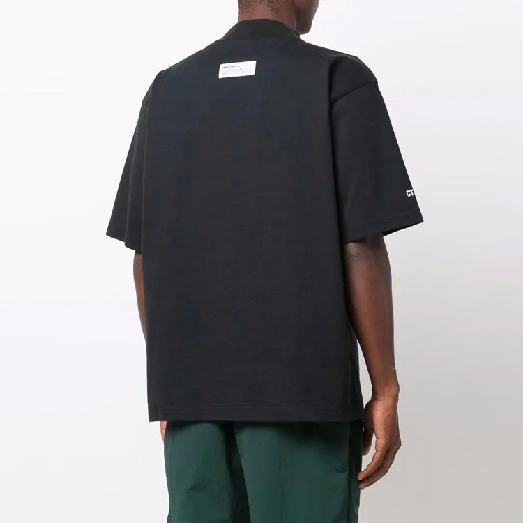 HERON PRESTON FW21 Censored Heron Turtleneck T-shirt 'Black Grey' HMAA021F21JER0011005 sold by KicksCrew product image thumbnail 2