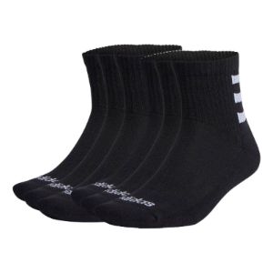 adidas Half-Cushioned 3-Stripes Quarter Socks 3 Pairs 'Black' HD2212 sold by KicksCrew
