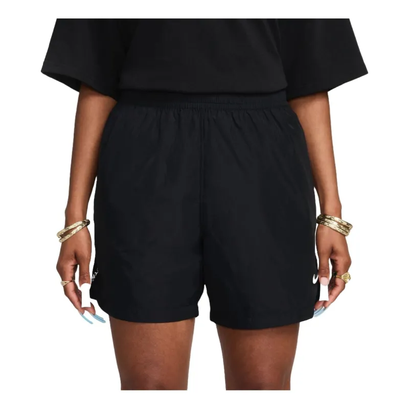 Nike x NOCTA Cardinal Nylon Shorts 'Black White' FN8194-010 sold by KicksCrew