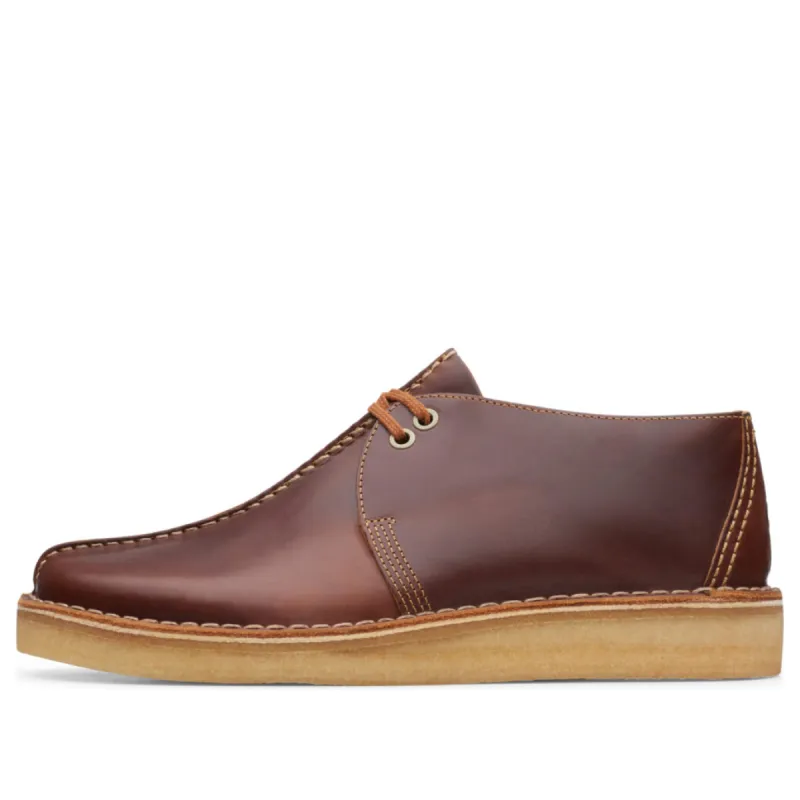 (WMNS) Clarks Desert Trek Leather 'Tan' 26148562 sold by KicksCrew