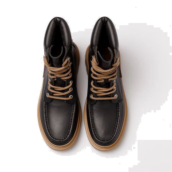 (WMNS) Timberland Ray City Moc Toe Chukka Boots 'Black Regenerative Leather' A5M3B015 sold by KicksCrew product image thumbnail 3