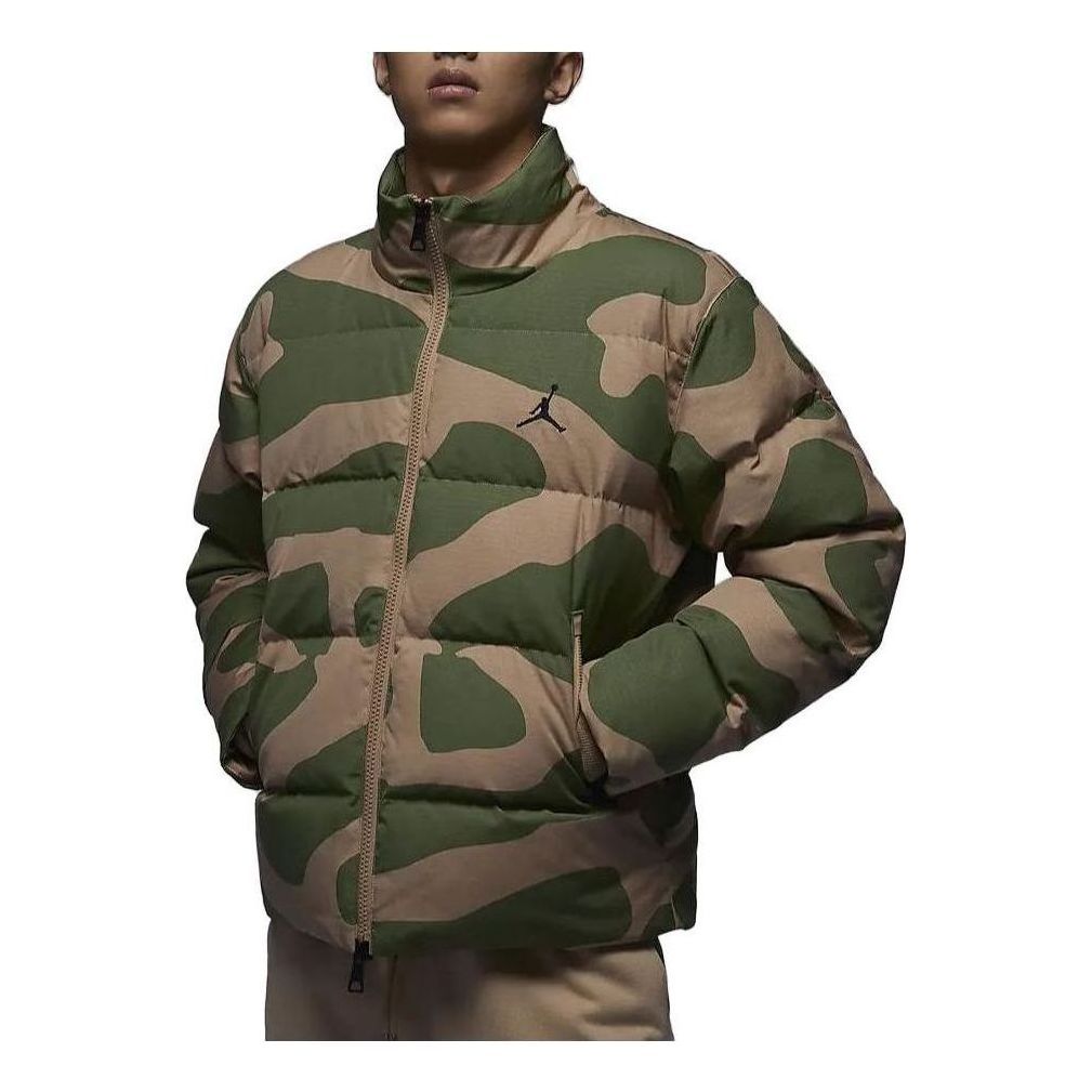 Air ordan Flight Heritage Down Jacket 'Camo' FB6989-200 sold by KicksCrew