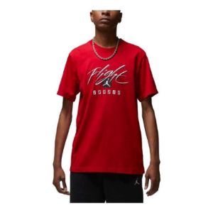 Air Jordan Flight Essentials T-Shirt 'Red' FB7399-687 sold by KicksCrew