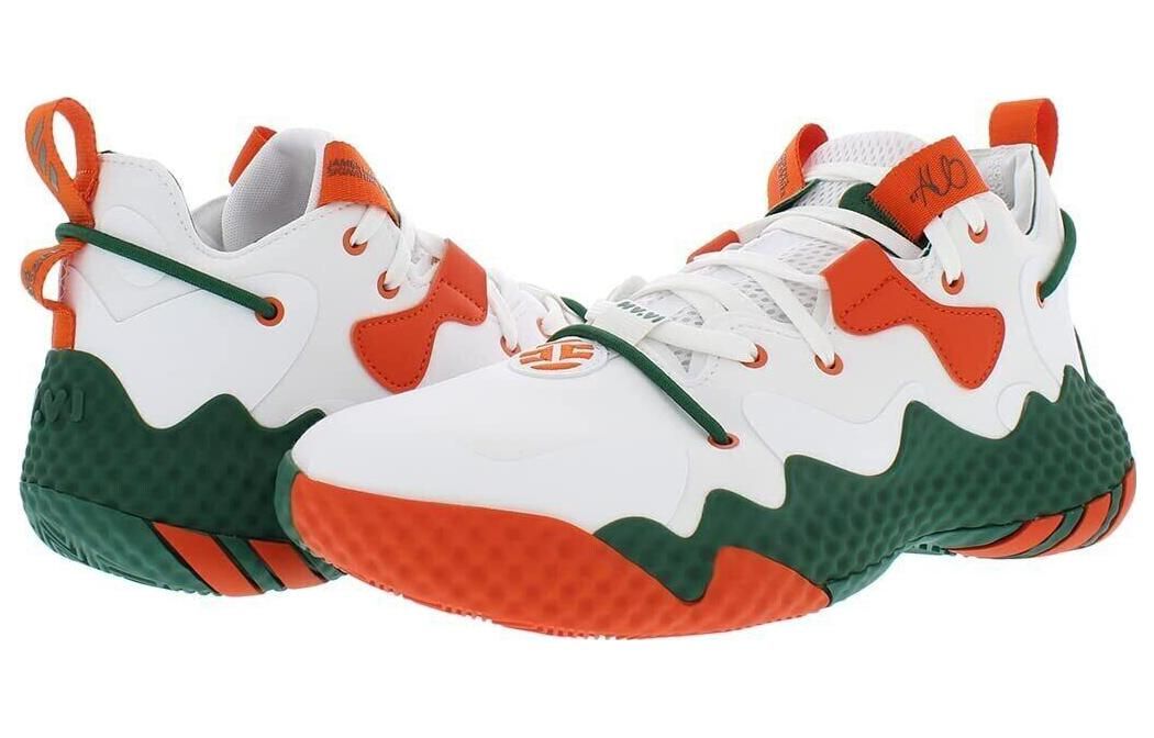 adidas Harden Vol.6 'White Orange Green' GX9190 sold by KicksCrew product image thumbnail 3