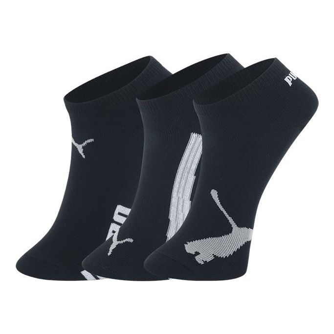 Puma Sneaker Socks 3 pack 'Black White' 100000617-002 sold by KicksCrew
