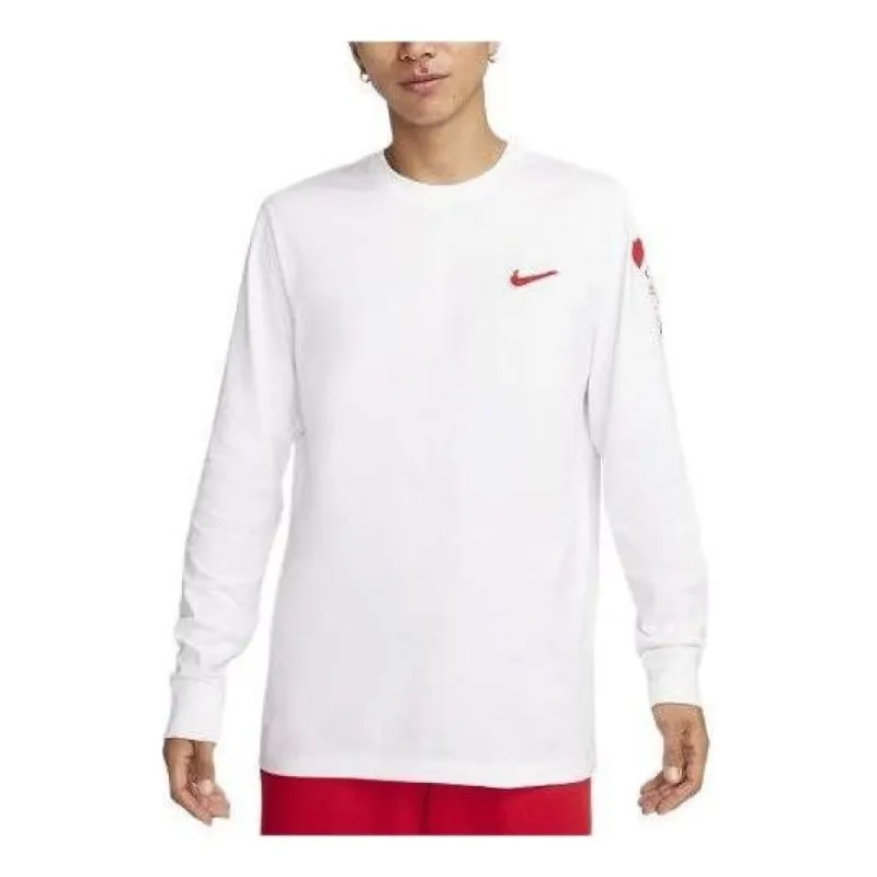 Nike Sportswear Long-Sleeve T-Shirt (Asia Sizing) 'White' FV3993-100 sold by KicksCrew