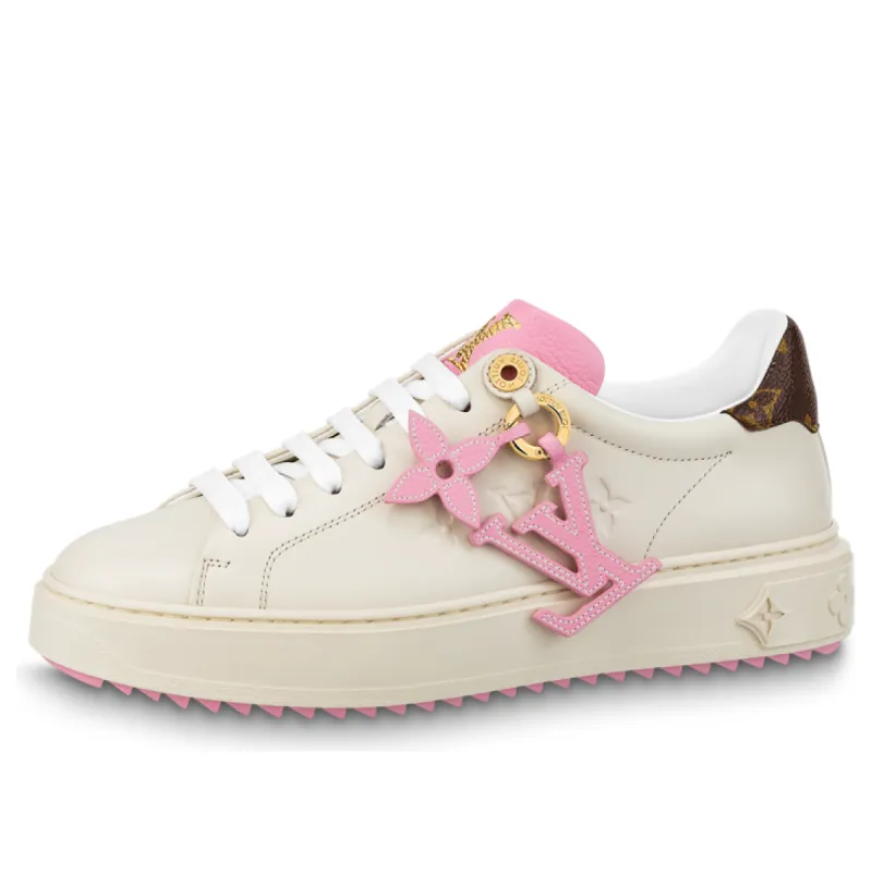 (WMNS) LOUIS VUITTON Time Out Sneakers 'Beige Pink' 1ABB5S sold by KicksCrew