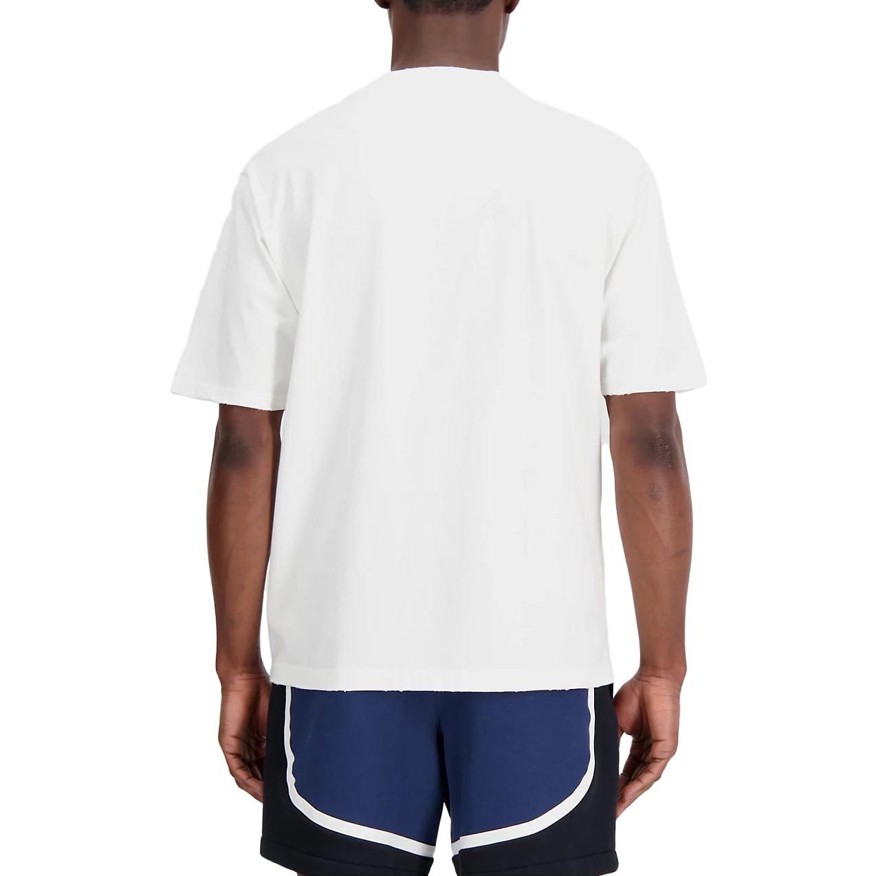 New Balance Hoops Graphic T-Shirt 'White' MT33588-SST sold by KicksCrew product image thumbnail 5