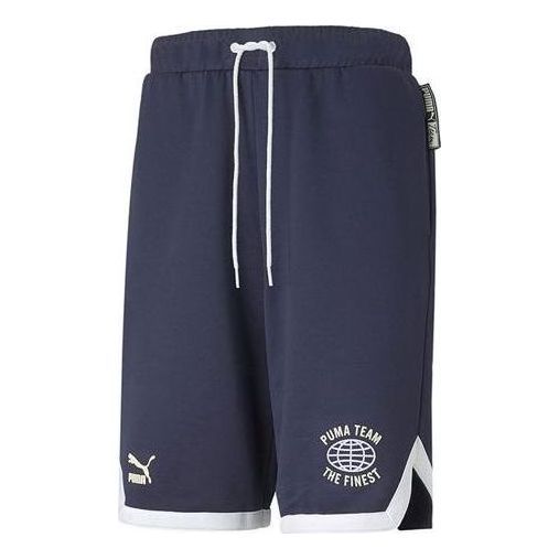 Puma 8 Pt Logo Team Shorts 'Navy' 536923-06 sold by KicksCrew