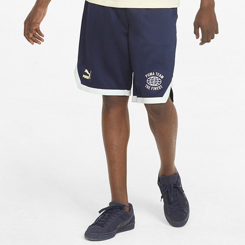 Puma 8 Pt Logo Team Shorts 'Navy' 536923-06 sold by KicksCrew product image thumbnail 3