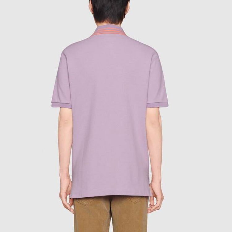 GUCCI Cat Patch Polo Shirt 'Purple' 636403-XJCXW-5405 sold by KicksCrew product image thumbnail 4