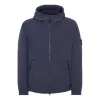 STONE ISLAND Soft-Shell Hooded Jacket 'Navy' 7715Q0122-V0020 sold by KicksCrew